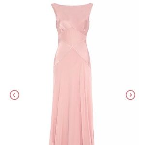 Ghost London Taylor dress in Boudoir Pink